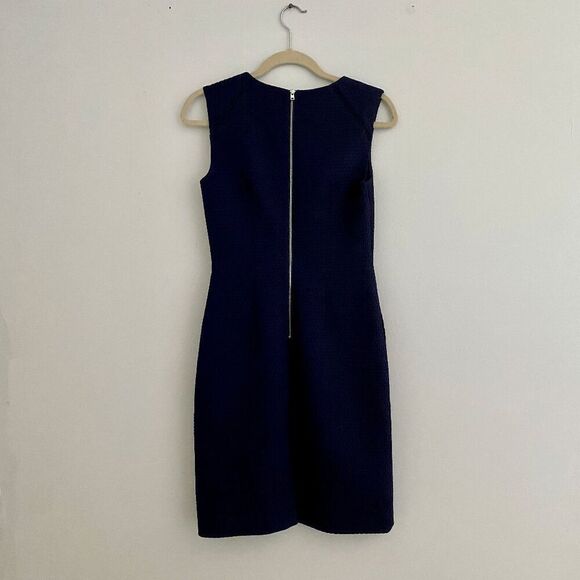 J Crew Women's Portfolio Navy Sleeveless Dress size 2 - Picture 4 of 10